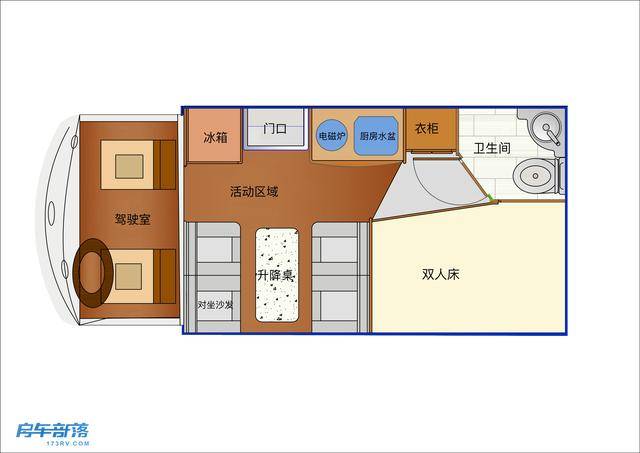 配置全空间大,这辆房车适合一家6口品质旅游