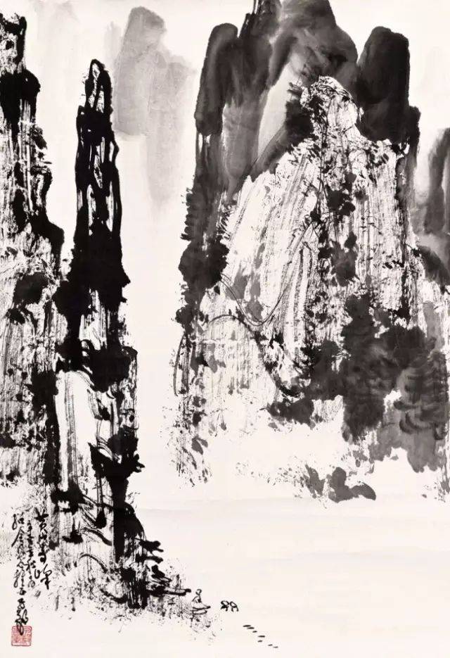 岭南名家陈子毅山水画作品欣赏!
