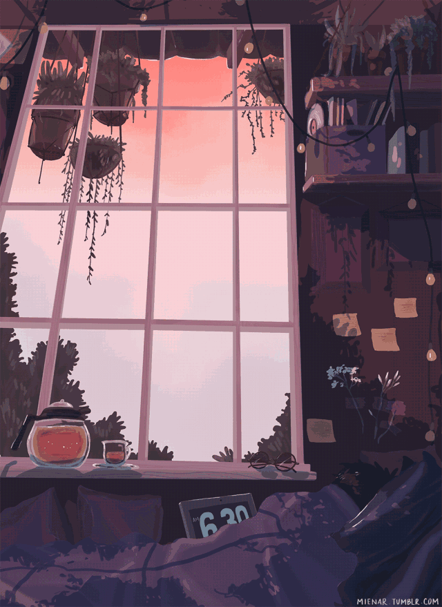 miena | 享受初夏的独处时光(动图)