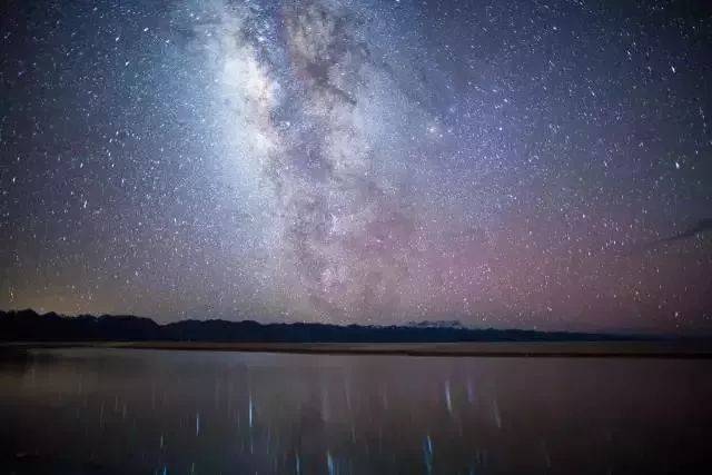 纳木错星空银河360°全景图,震撼美!