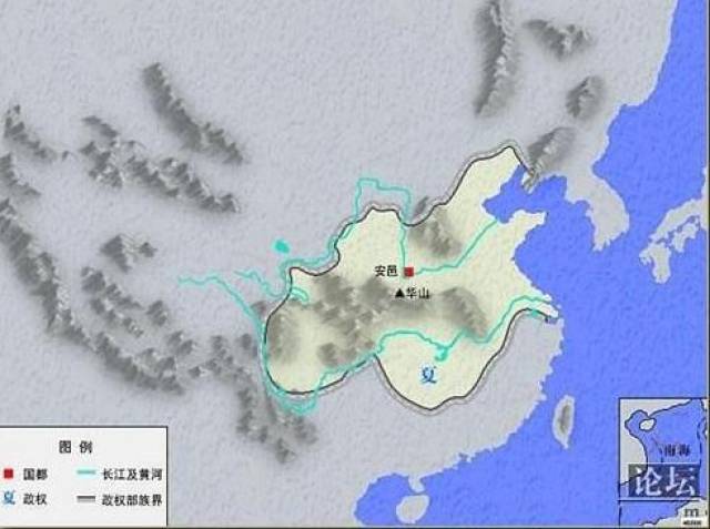 夏商周地图对比,疆域没有夏商大,周朝为何对后世影响深远?