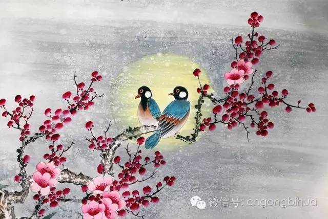 100幅工笔梅花,珍藏