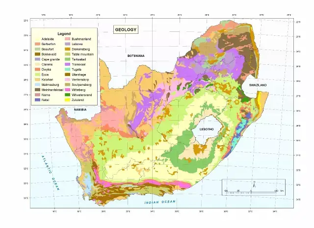南非地质图