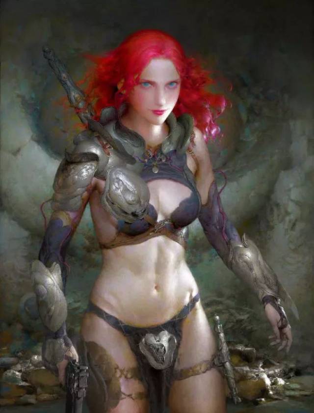 插画师-80后鬼才画师,画作风格惊艳而独特:阮佳