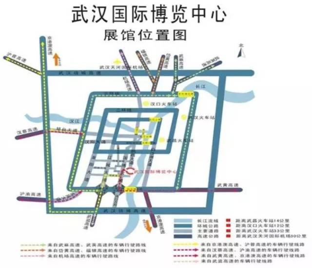 武汉国际博览中心位于湖北省武汉市汉阳区鹦鹉大道619号,处在汉阳四