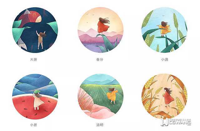 常用的7种插画风格的特点及运用-王氏教育集团