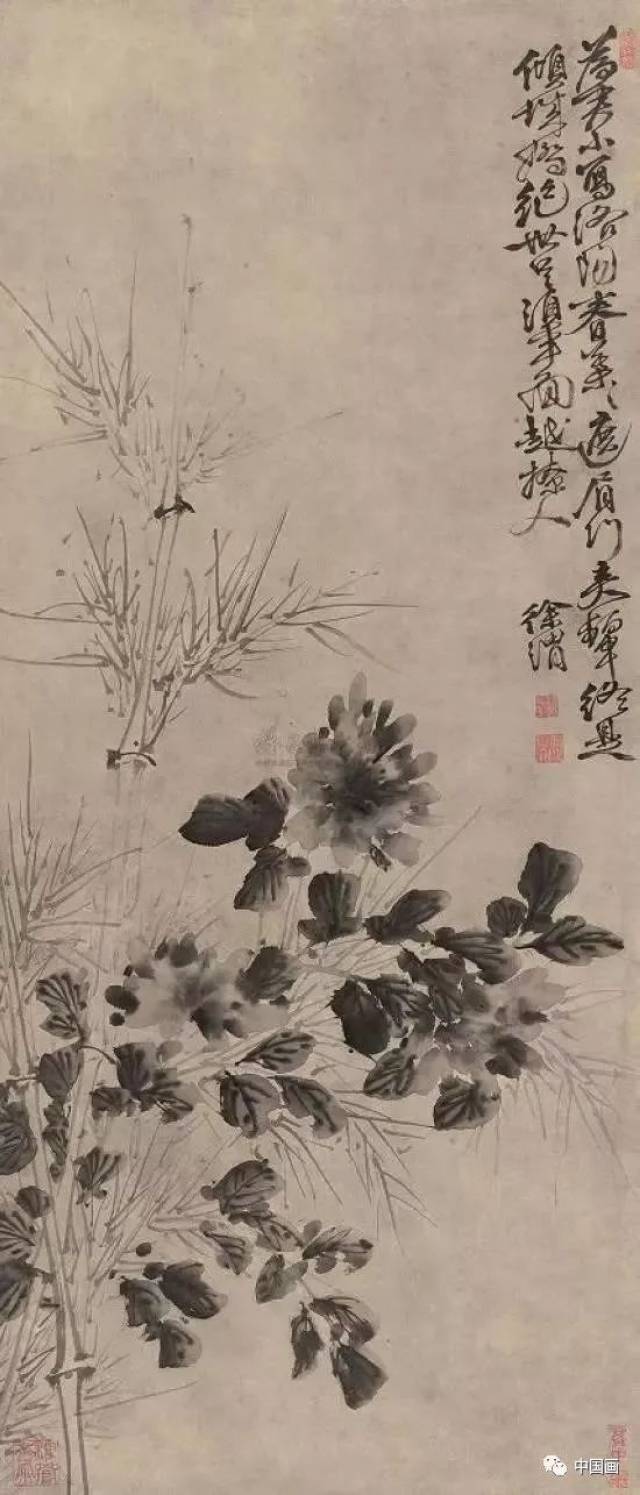 他把中国写意花鸟画推向了书写强烈思想情感的最高境界,开创了中国大