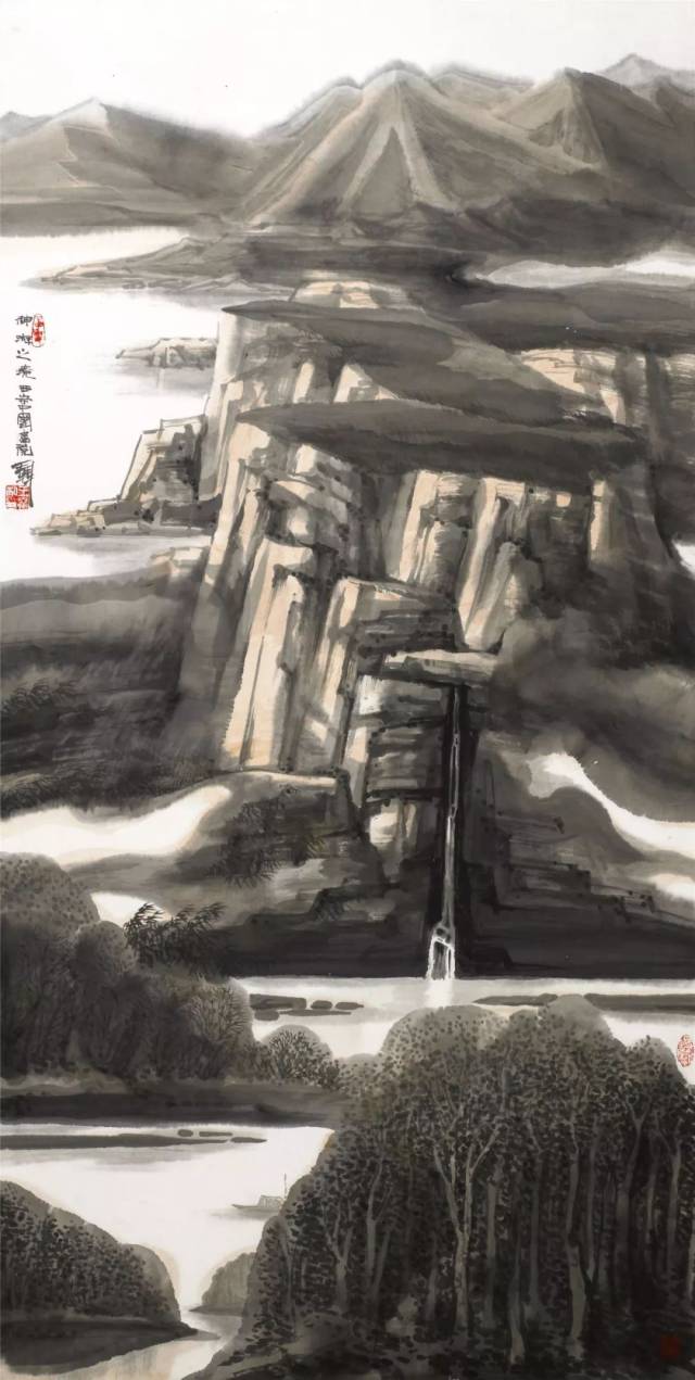 因为王犇画展,我们大西安将迎来岭南的新气象.祝福西安,祝福岭南.