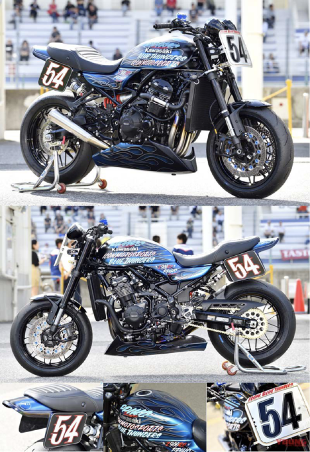 剑指美国派克峰爬山赛 川崎z900rs 2018ppihc改装款摩托车