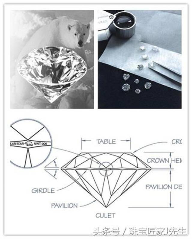 钻石的"5c标准"是什么?除了腰码,还能刻北极熊?