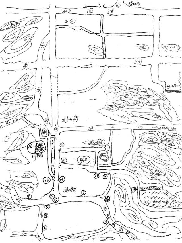 手绘路线图