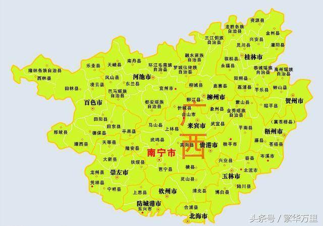 2年,属于广东省的钦州,为何又被分给了广西省