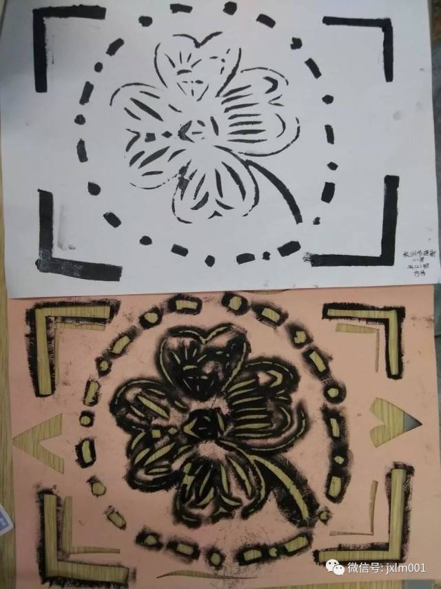 【童画长廊】好玩的版画(漏版)