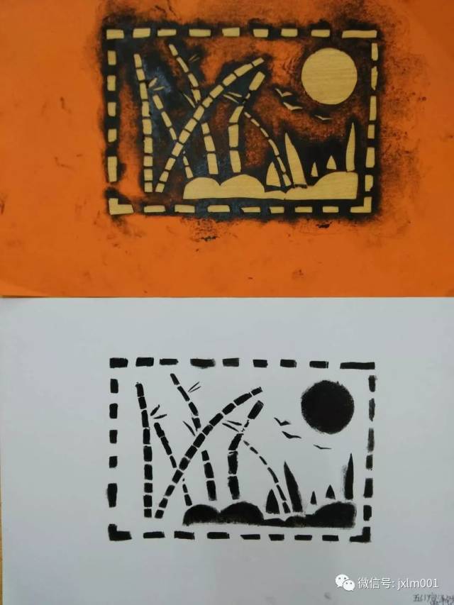 【童画长廊】好玩的版画(漏版)