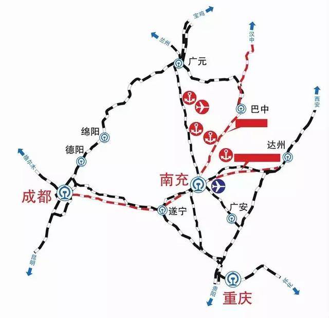 南充将建350公里/小时的高铁,成四川最快铁路.