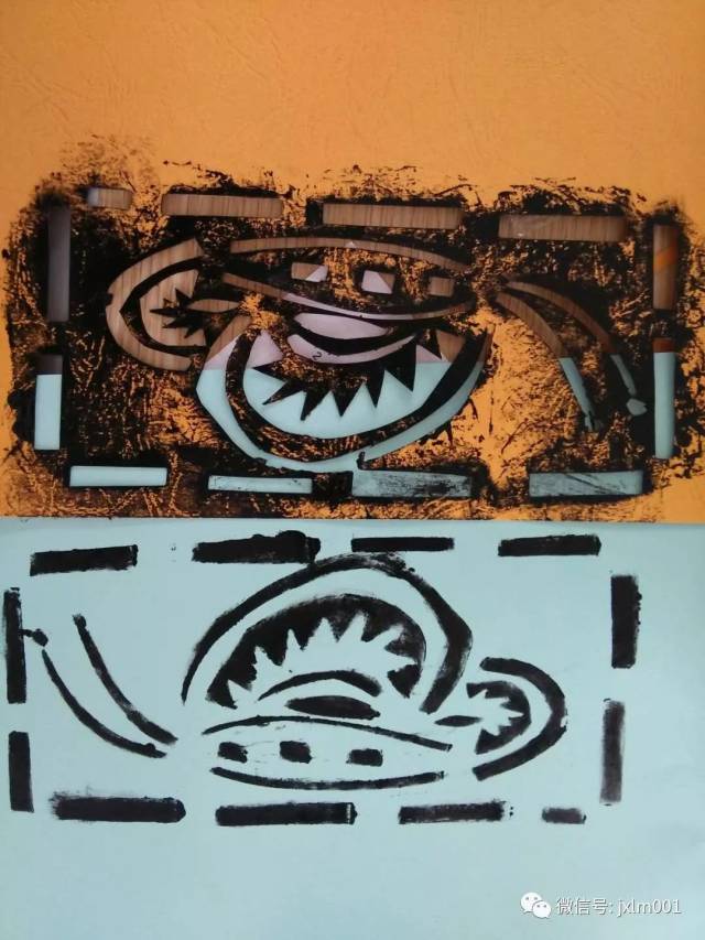 【童画长廊】好玩的版画(漏版)