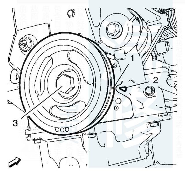 【精华】别克雪佛兰发动机正时皮带安装示意图