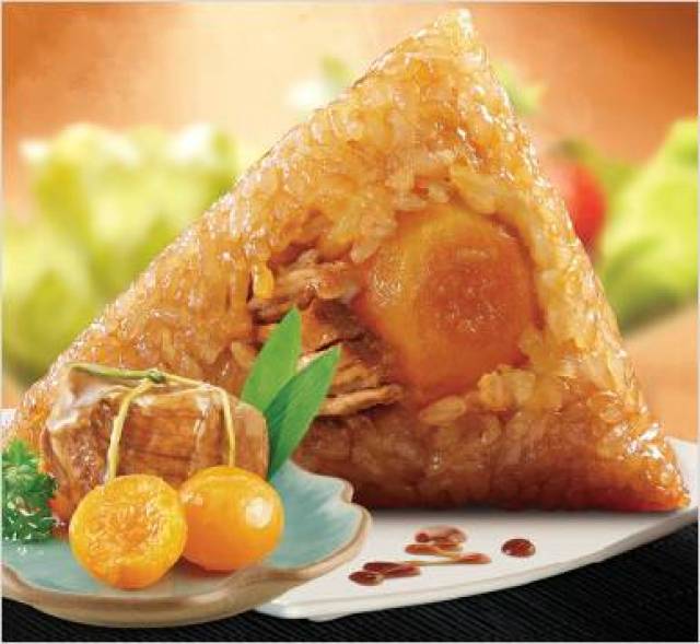 1.蛋黄鲜肉粽