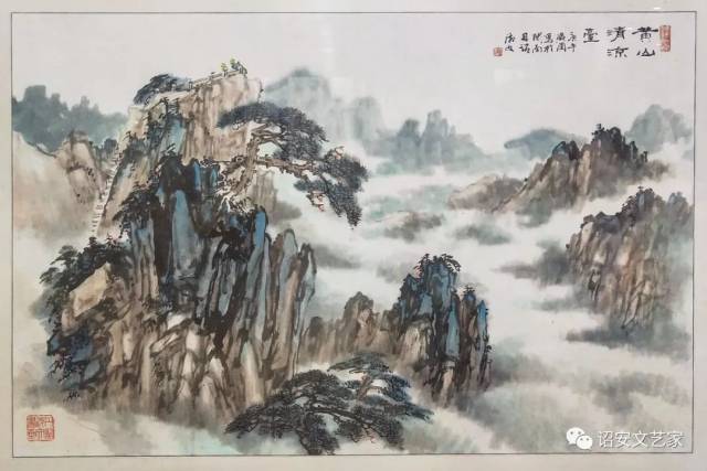 诏安历代书画名家作品展作者 明代 沈起津 清代 康瑞刘国玺谢廷爚沈