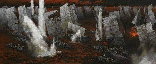 百万雄师过大江突破地图片