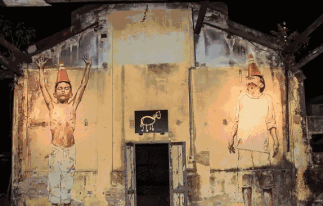 这才叫街头涂鸦,你那叫瞎画!