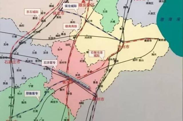 据了解,石衡沧港城际铁路是京广高铁,京港(台)高铁,京沪高铁和沿海