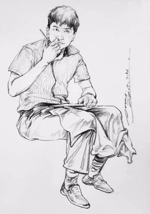 人物速写 | 站姿,坐姿,蹲姿,哪种最难画
