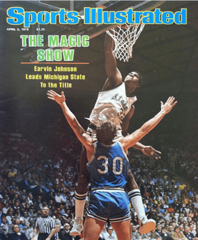 magic johnson,patrick ewing nba篮球巨星"magic" johnson穿着bata hotshot