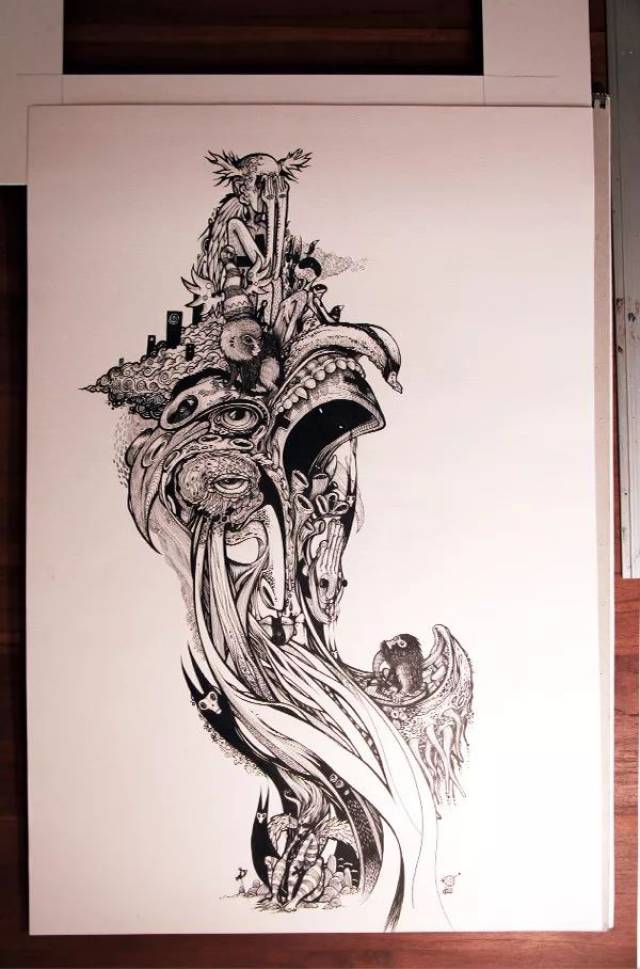 插画师-法国插画师dzo olivier:魔鬼在细节中