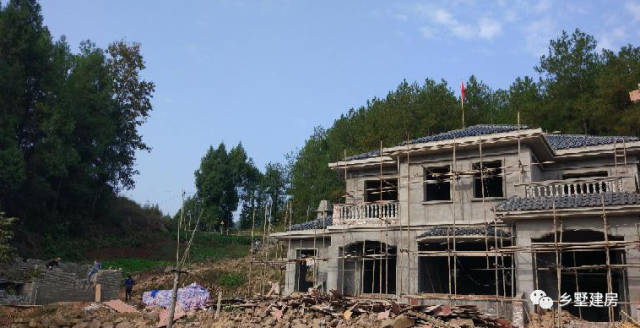 四川别墅建起回乡记,32万建房两层小石材,当地别墅风景线!一道大叔全图片