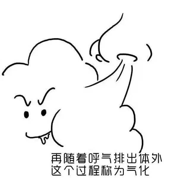 湿气是怎样形成的,一图秒懂!(漫画版)