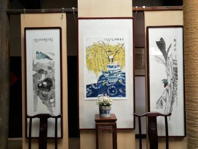 魏建勋杨家良书画作品于浙江金华展出