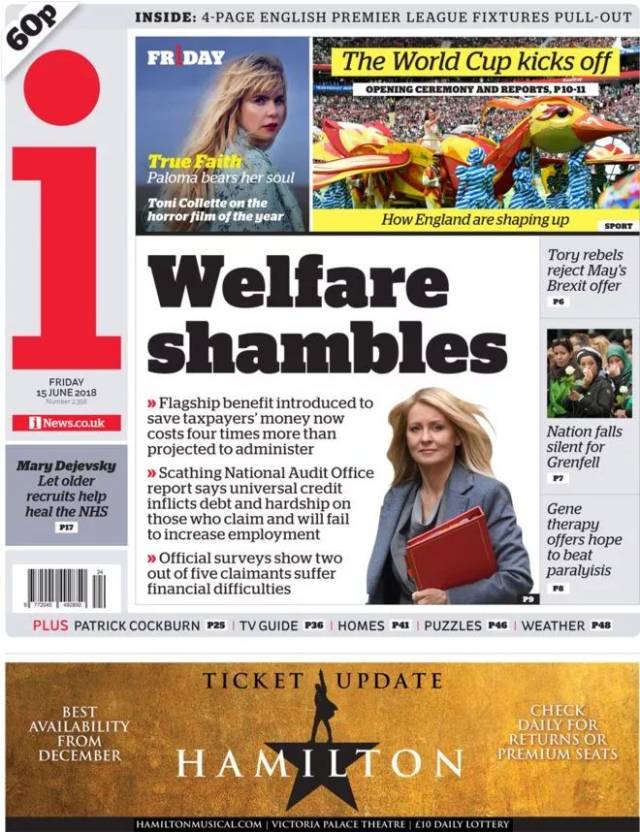 头条编辑室|英国新福利制度成本比从前高四倍;英国外交大臣解释为何不