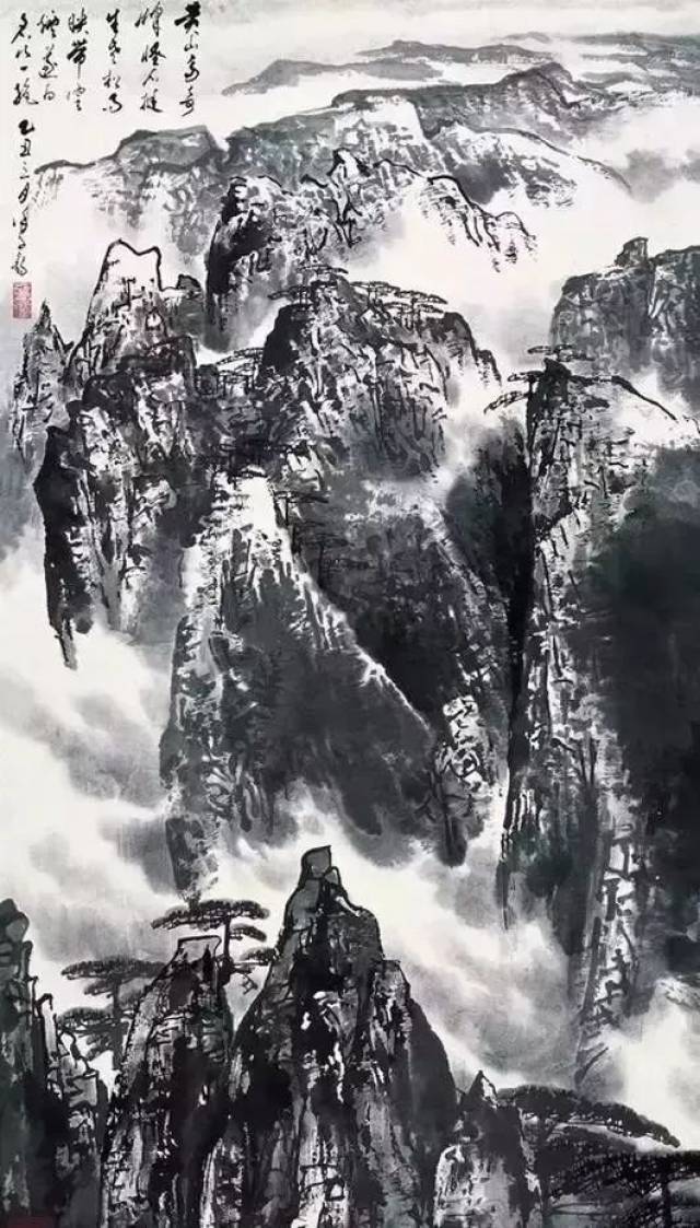 六位大师笔下的水墨黄山,你更喜欢谁的?