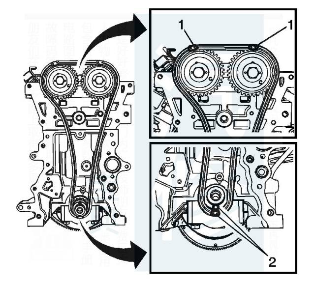 【精华】别克雪佛兰发动机正时皮带安装示意图