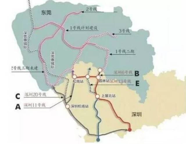 莞惠城际轻轨2017年底已全线开通, 常平拥有常平南站与常平东站2个
