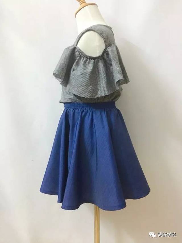 【免费教程】美美哒小伞裙,做亲子装美爆