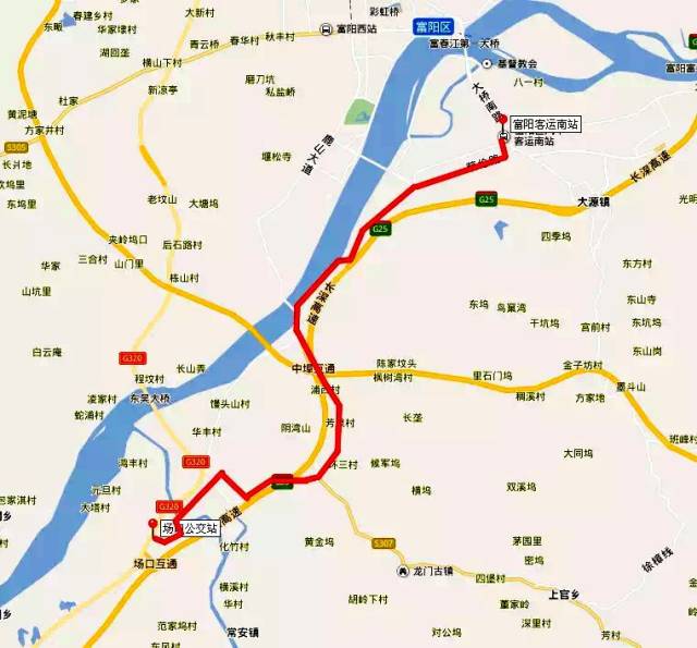 场口公交站-富阳客运西站a