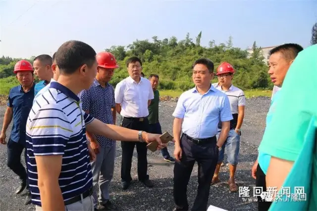 王永红,刘军调研城北片区重点项目建设工作 确保怀邵衡铁路隆回火车站