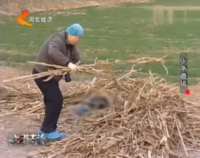 用胳膊勒住了孩子的脖子,然后用塑料袋将小龙捂住闷死