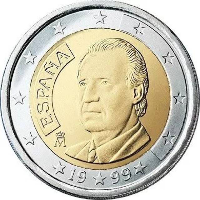 你的钱包里2欧元硬币都是什么图案?