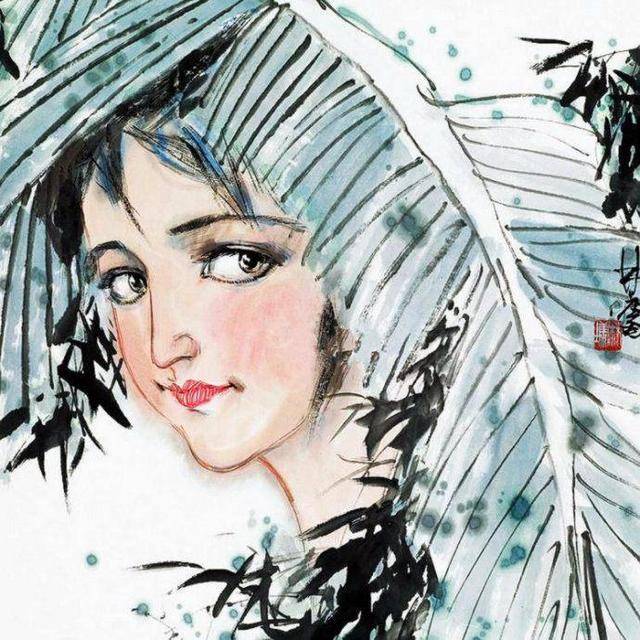 论素描在国画中的作用,赏中国人物画传统美女,最后一幅最难懂!