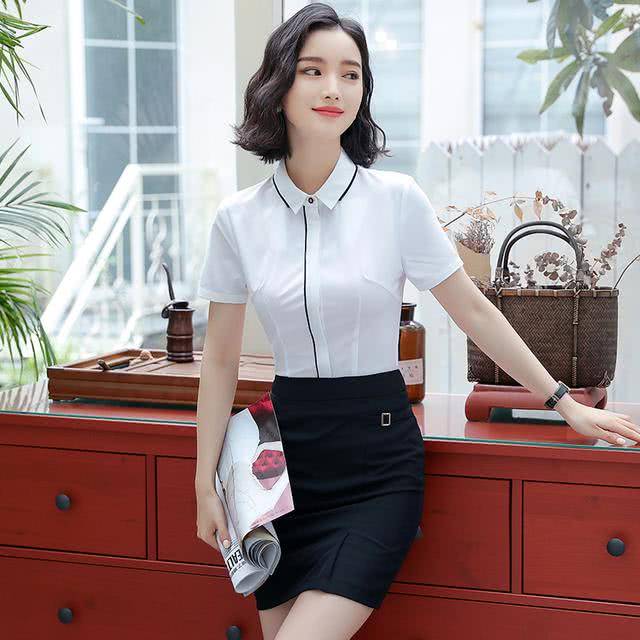 职场女性怎么穿出气质,韩剧美女韩版衬衫白富美