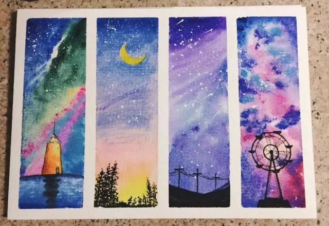 直播预告| 唯美水彩星空绘画分享