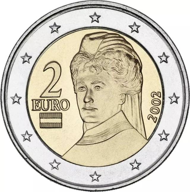 你的钱包里2欧元硬币都是什么图案?