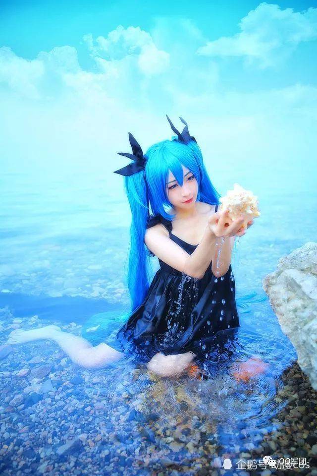 动漫二次元初音未来cos 深海美人鱼了解一下