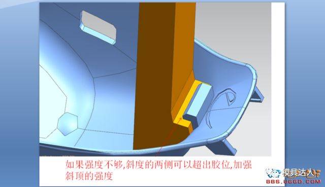 斜顶设计有点难,首先让斜顶的设计原则与思路搞清楚.