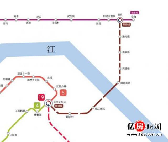 新港线不仅在武汉地铁第四轮规划中,线路还被被延长,此前因交通不通畅