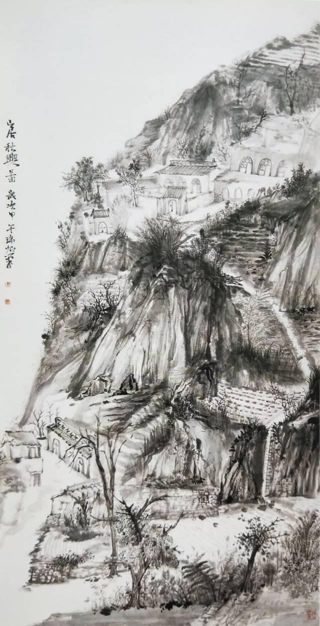 听雪问梅|郭瑞卿山水,花鸟画作品赏析