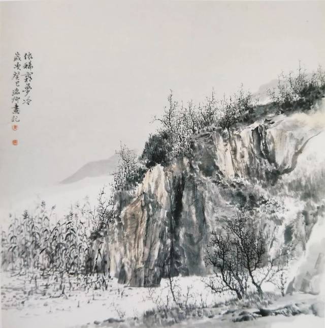听雪问梅|郭瑞卿山水,花鸟画作品赏析